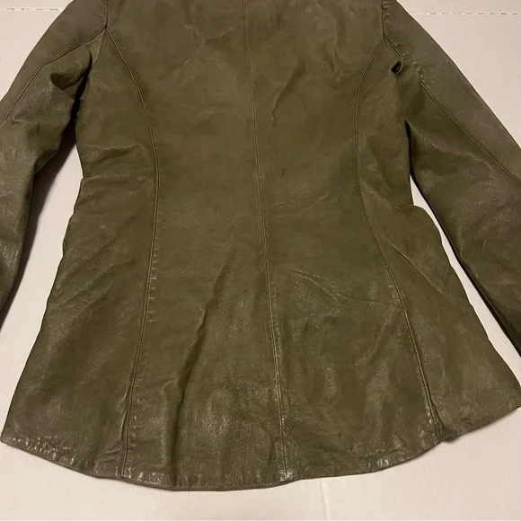Jakett New York Leather jacket olive green - Picture 10 of 13